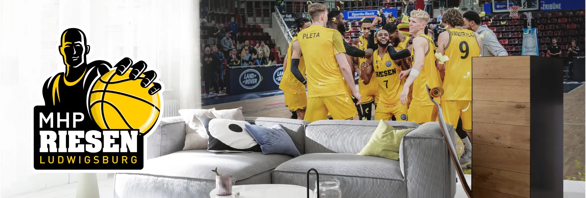 Riesen Basketball Spieler